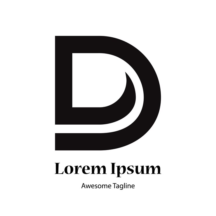 Abstract lettera iniziale D e S modello di progettazione del logo Icon per affari di lusso elegante semplice