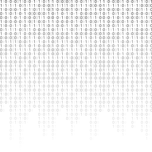 Abstract Matrix Background Binary Computer Code Coding Hacker concept Illustrazione di sfondo vettoriale