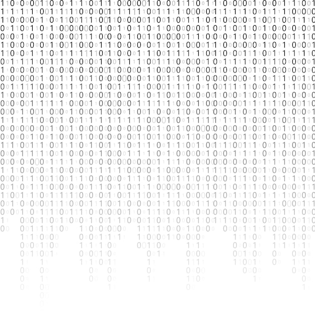 Abstract Matrix Background Binary Computer Code Coding Hacker concept Illustrazione di sfondo vettoriale