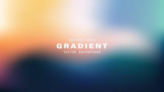 Abstract Mesh Gradient Vector Background Design Template Immagine