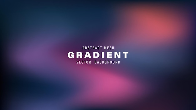 Abstract Mesh Gradient Vector Background Design Template (Template di progettazione di sfondo a gradiente di rete)