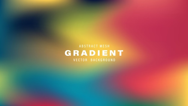 Abstract Mesh Gradient Vector Colori del modello di progettazione dello sfondo