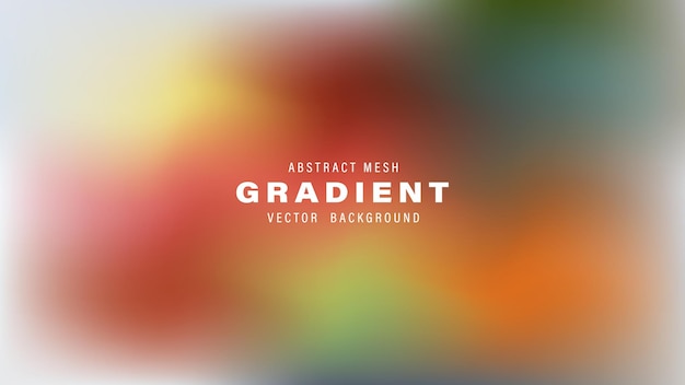 Abstract Mesh Gradient Vector Sfondio Colorato sfocato Morbido