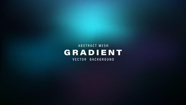 Abstract Mesh Gradient Vector Sfondio Teal Blue Dark