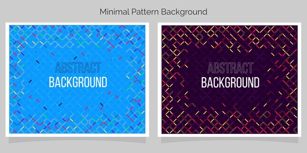 Abstract Minimal Pattern Background Collection