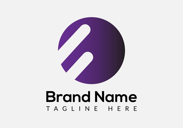 Abstract O lettera moderno logo iniziale colorato design