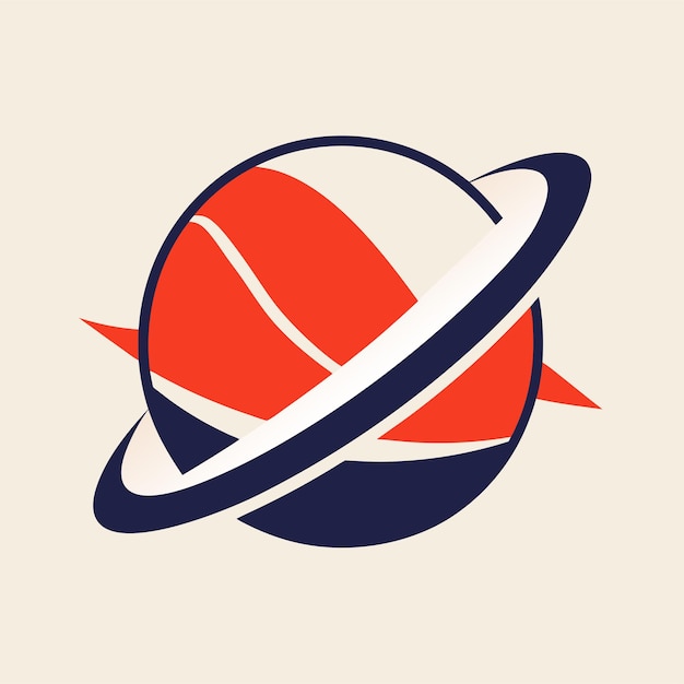 Abstract Planet Concetto di progettazione del logo