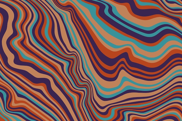 Abstract psychedelic groovy background Vector