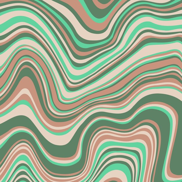 Abstract psychedelic groovy background Vector