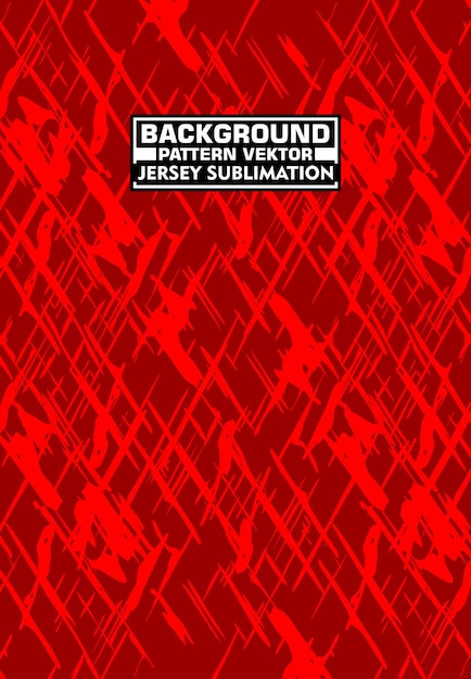Abstract Red Jersey Sublimation Design