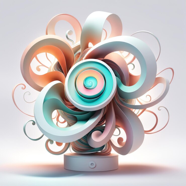 Vettore abstract rendering 3d di uno sfondo geometrico futuristico moderno