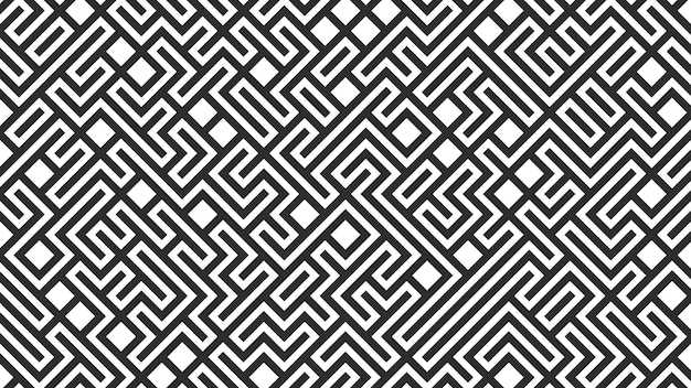 Abstract seamless geometric shape lines pattern design background