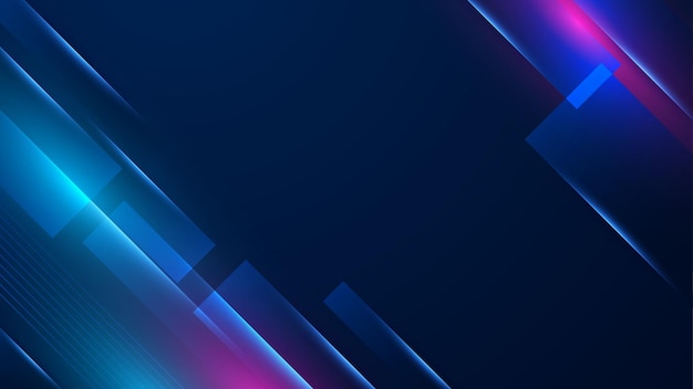 Abstract tech background Interfaccia tecnologica futuristica con frecce linee onde velocità luci dati di movimento concetto di scienza elemento cyberspazio forme e linee di connessione