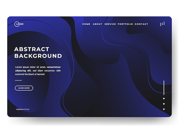 Abstract trendy gradient background vector background
