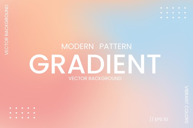 Abstract Vector Banner gradiente modello moderno Poster testo e forme geometriche rosa tenue