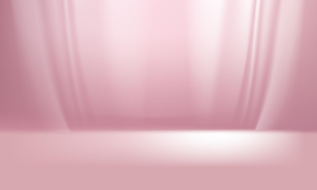 Abstract vettoriale pubblicità di cosmetici di lusso sfondo rosa gradiente