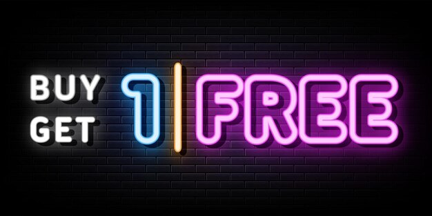 acquista 1 ricevi 1 banner di luce per elemento di design con insegna al neon gratuita