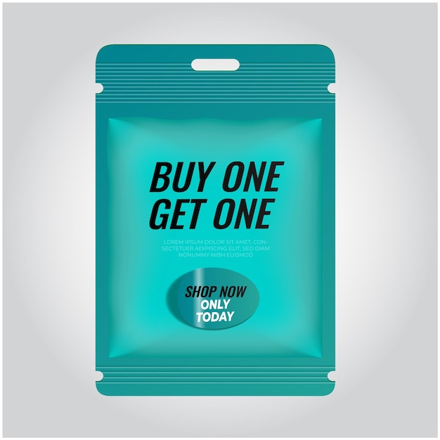 Acquista uno prendi uno gratis Set di adesivi per banner super saldi offerta speciale