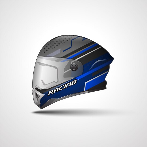 Adesivo avvolgente per casco Racing Sport e design adesivo in vinile