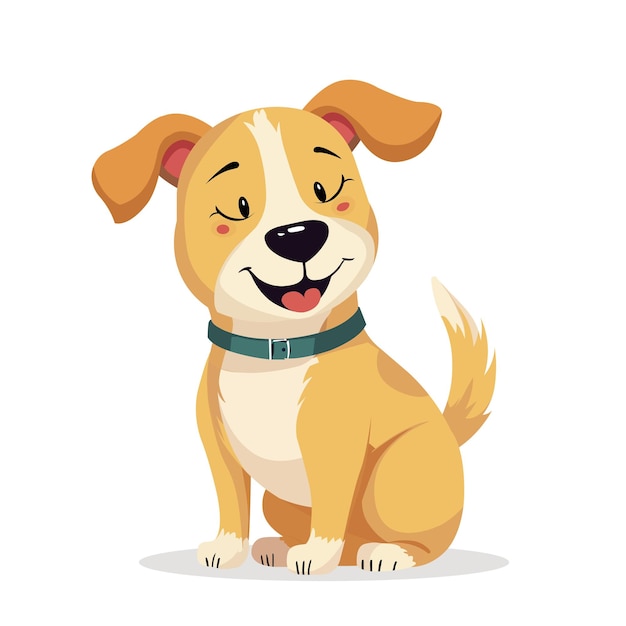 Adorabile cucciolo di cartoni animati