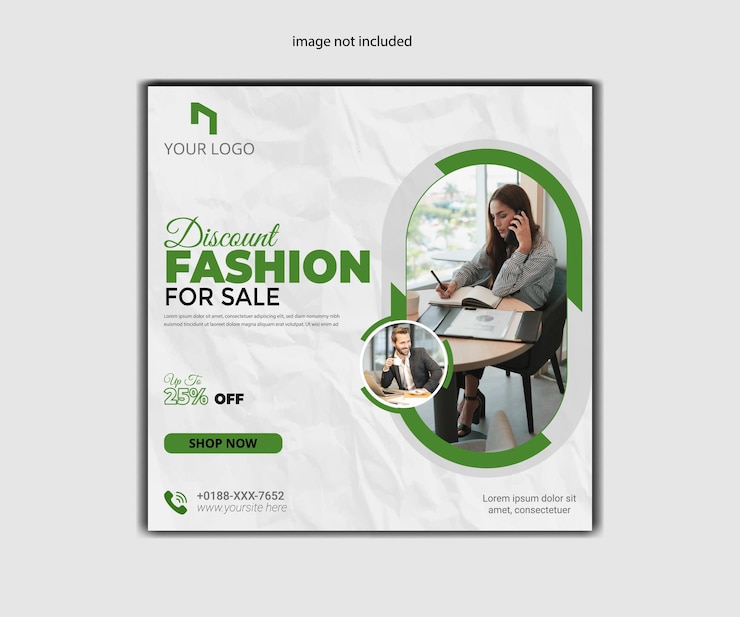 Vettore agenzia di marketing creativo piazza affari aziendali banner post sui social media