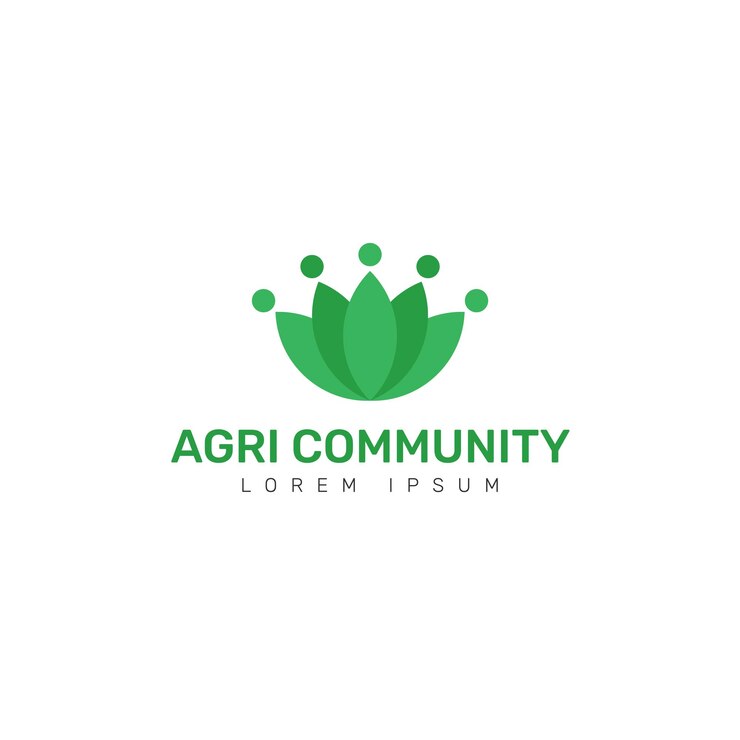 Agri Community Logo Templete