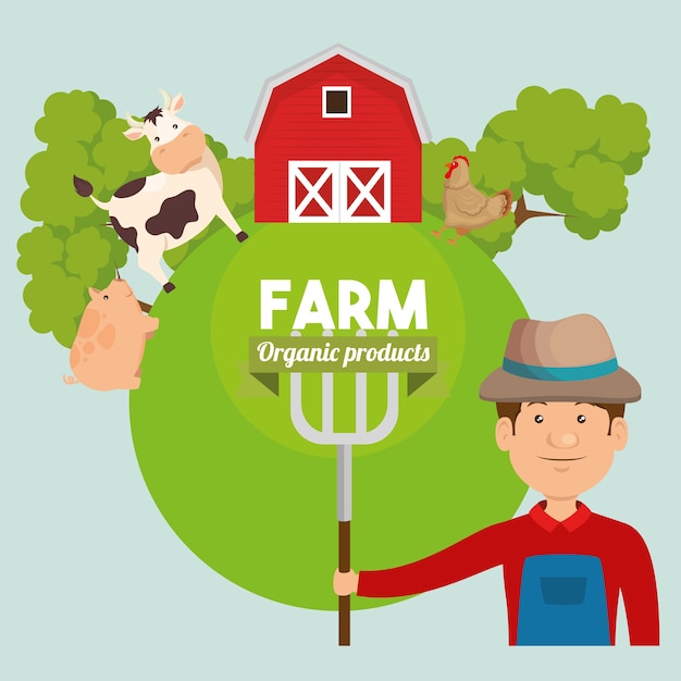 Agricoltura e agricoltura icona