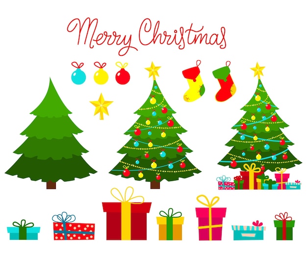 Albero di Natale decorato