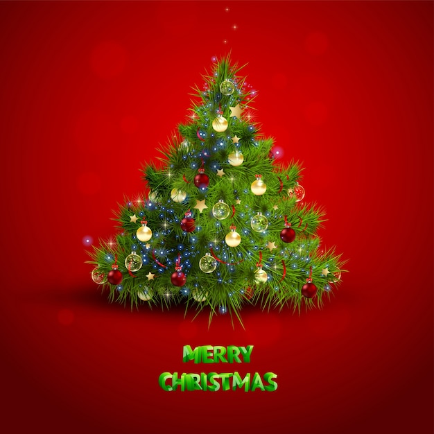 albero di vacanza l&#39;anno ornamento di Natale