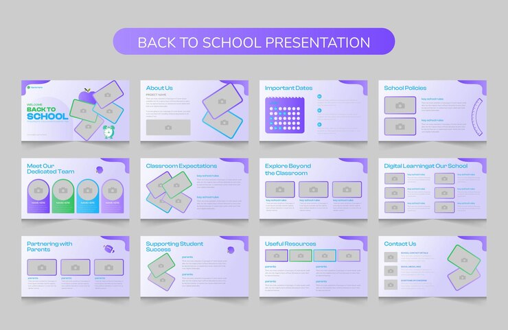 Ammissione scolastica per bambini Presentazione PowerPoint modelli di progettazione di diapositive modificabili.