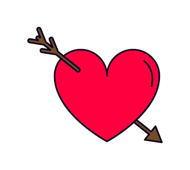 amore arte vettoriale con supporto medico