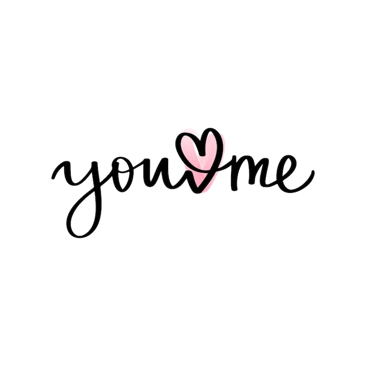 Vettore amore citazione scritta. frase di calligrafia romantica.