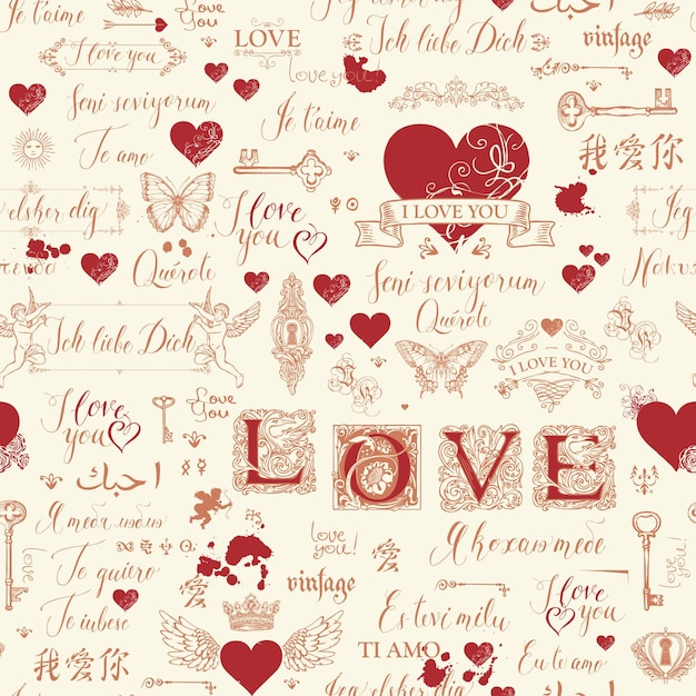 amore sfondo senza soluzione di continuità
