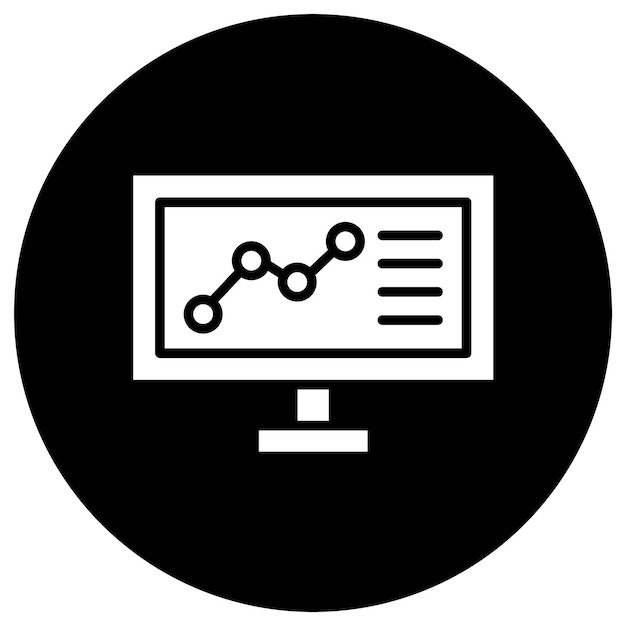 Analisi Vettore Icon Design Illustrazione