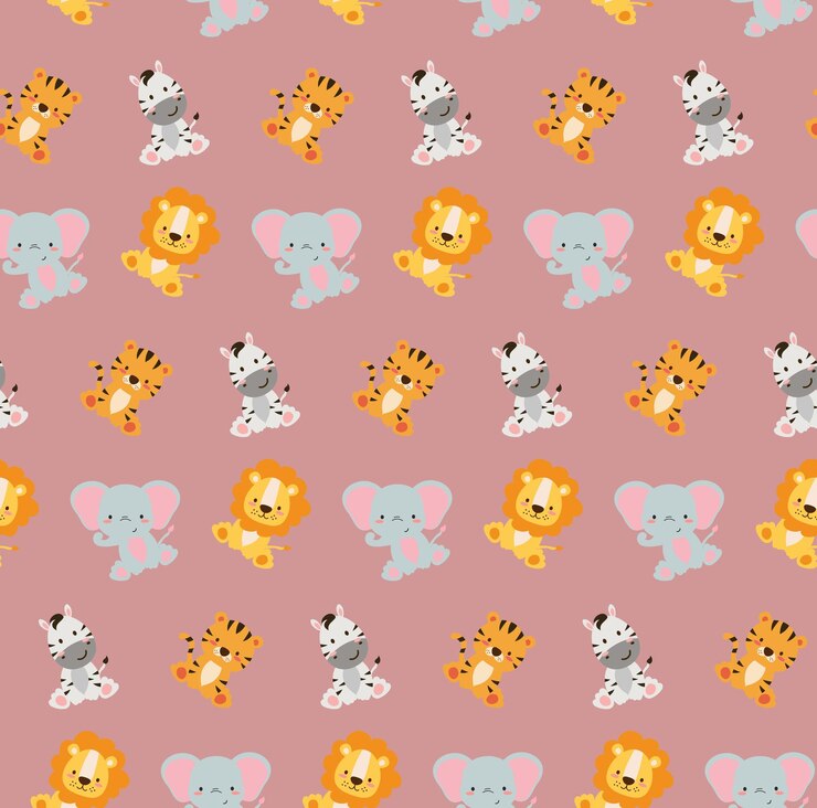 animali carini illustrazione vettoriale
