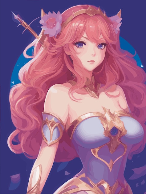 anime ragazza bella principessa sagittario 2