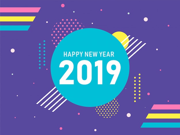 Anno nuovo sfondo 2019.