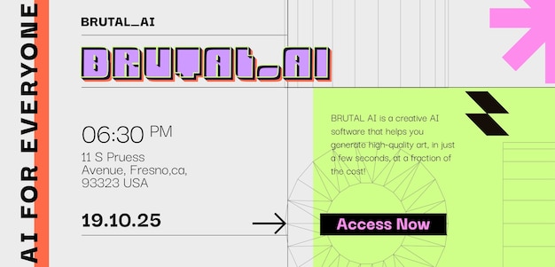Annuncio dell'evento Brutal ai