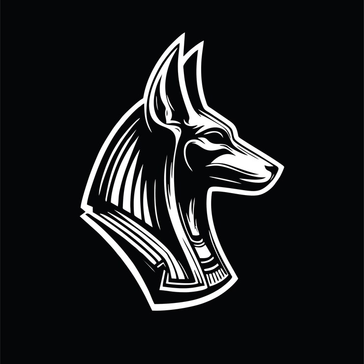 Anubis Antica mitologia egiziana Logo di progettazione