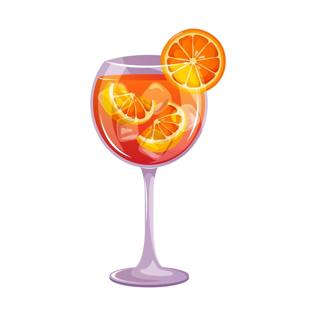 Aperol Spritz cocktail classico con prosecco soda orange ice Cocktail aperitivo italiano Alcool