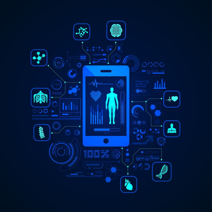 Vettore app di assistenza sanitaria