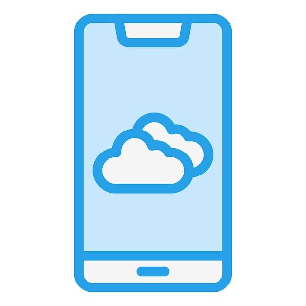 App meteorologica Vector Icon Design Illustrazione