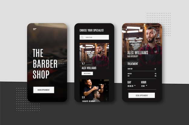 App per la prenotazione di un barbiere