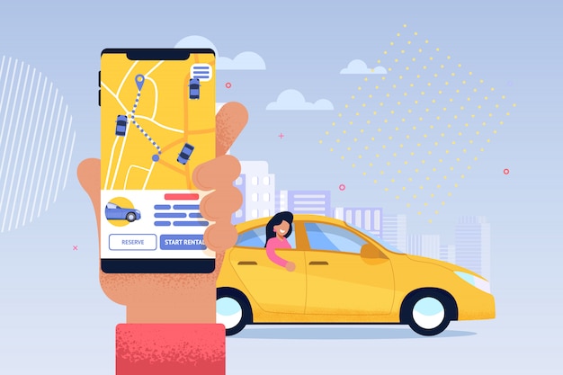 Applicazione del servizio di taxi online