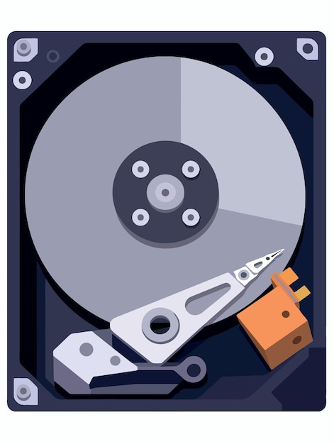 Apri il disco rigido moderno