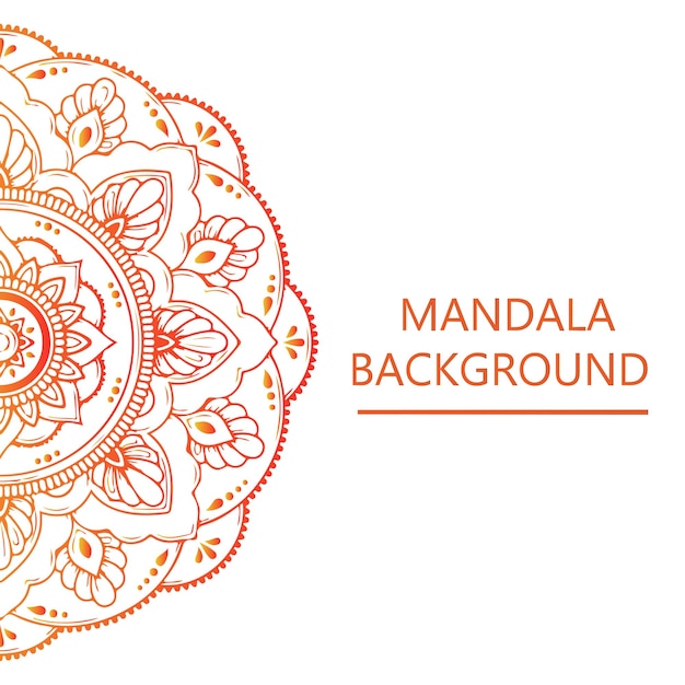 Archivio di vettore di disegno di sfondo Mandala di lusso