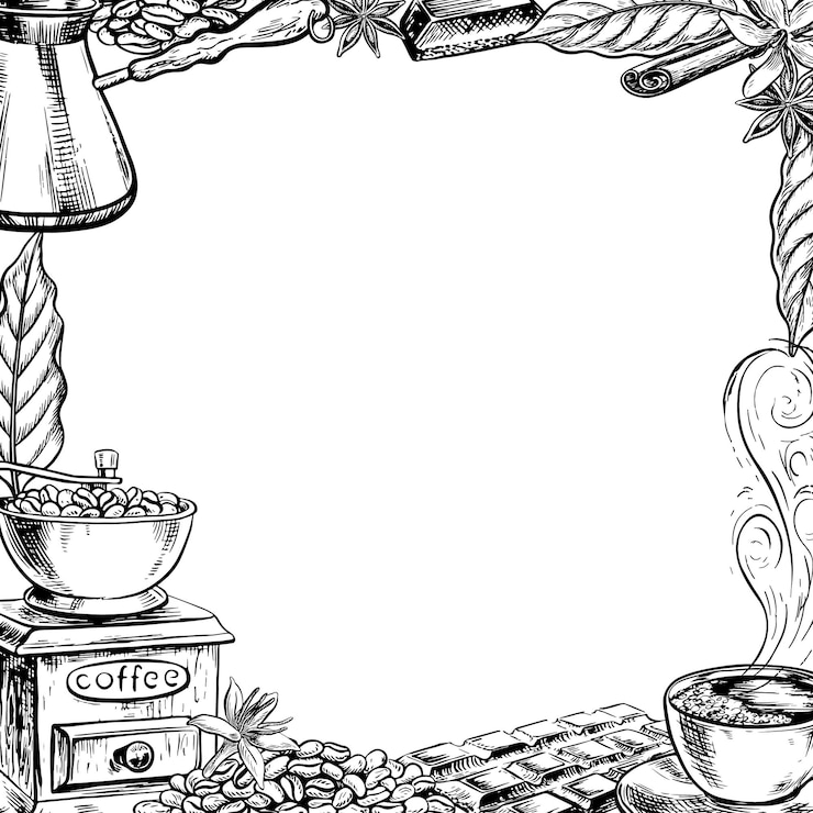 Vettore armadietto da caffè con macinatore di caffè macchina da caffè turca tazza di caffè caldo illustrazione vettoriale