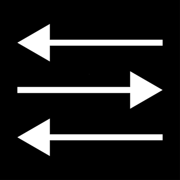 Arrows Arrows icons set modern simple flat black vector pointer signs Arrow icon set for forward click buttons web design arrow navigation and apps elements