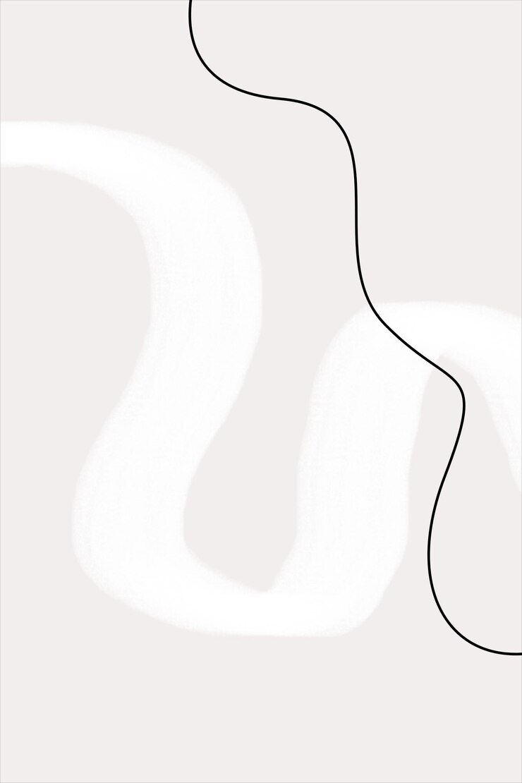 Arte da parete stampabile con pennello astratto minimalista