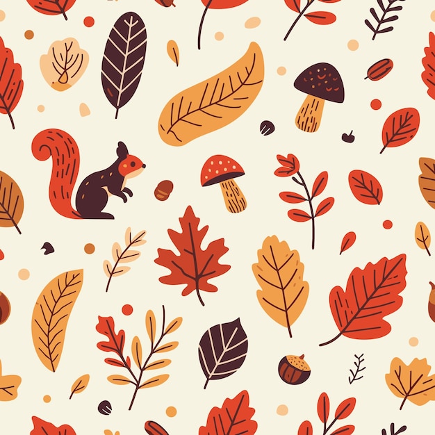 arte di illustrazione di sfondo autunnale